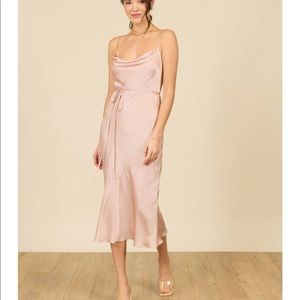 Park & Fifth Waldorf Silk Dress - Dusty Blush Silk